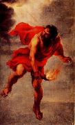 Jan Cossiers Prometheus Carrying Fire oil painting artist